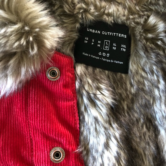 WINTER SALE Faux Fur Lined Trucker Jacket - Picture 5 of 7